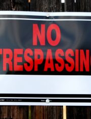 Can a No Trespassing Sign Keep Police Away?