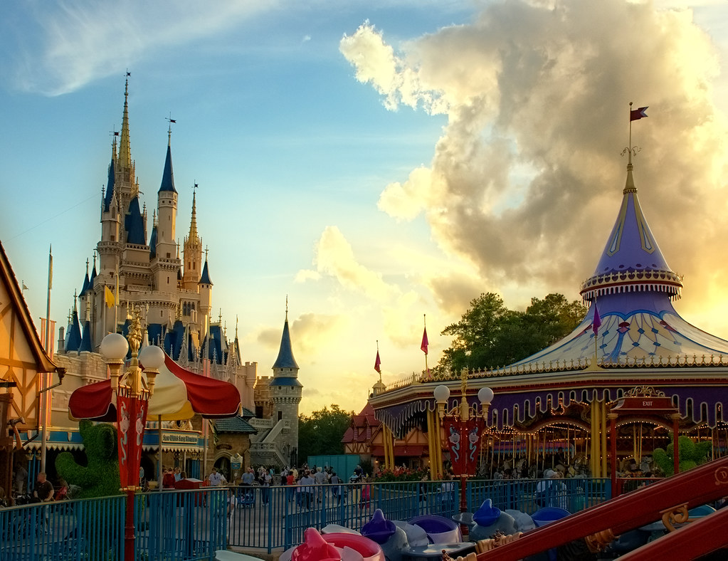 Disney World at Dusk