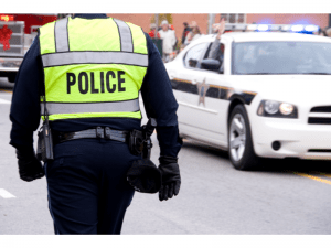 Police Officer Walking