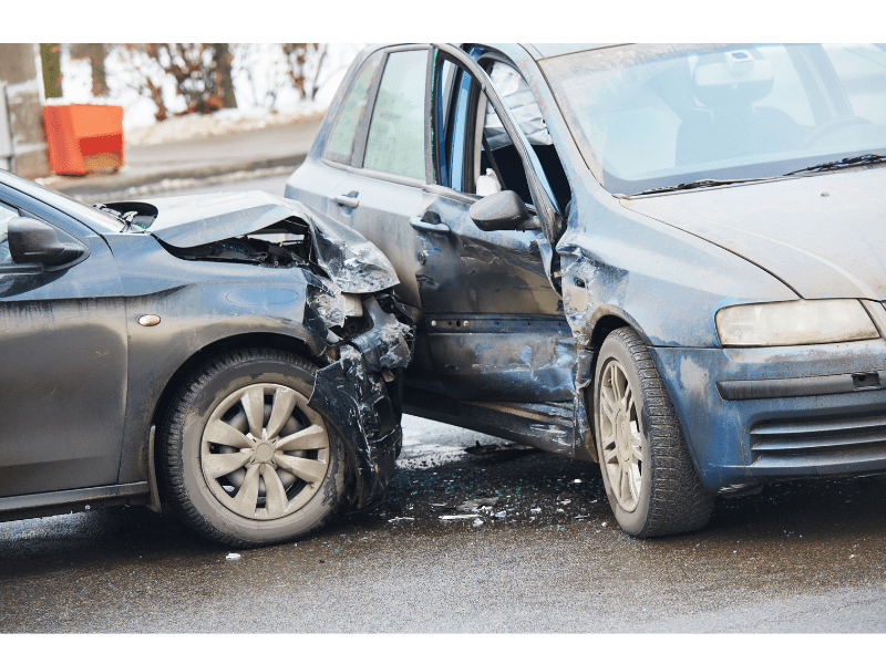 Two Cars in an Accident