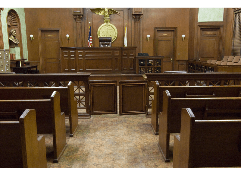 Empty Court Room 