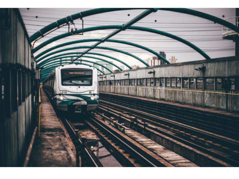 Train on Railway