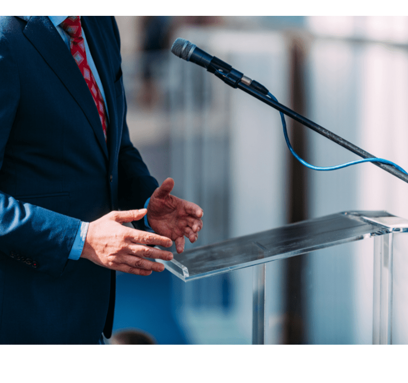 Politician Speaking