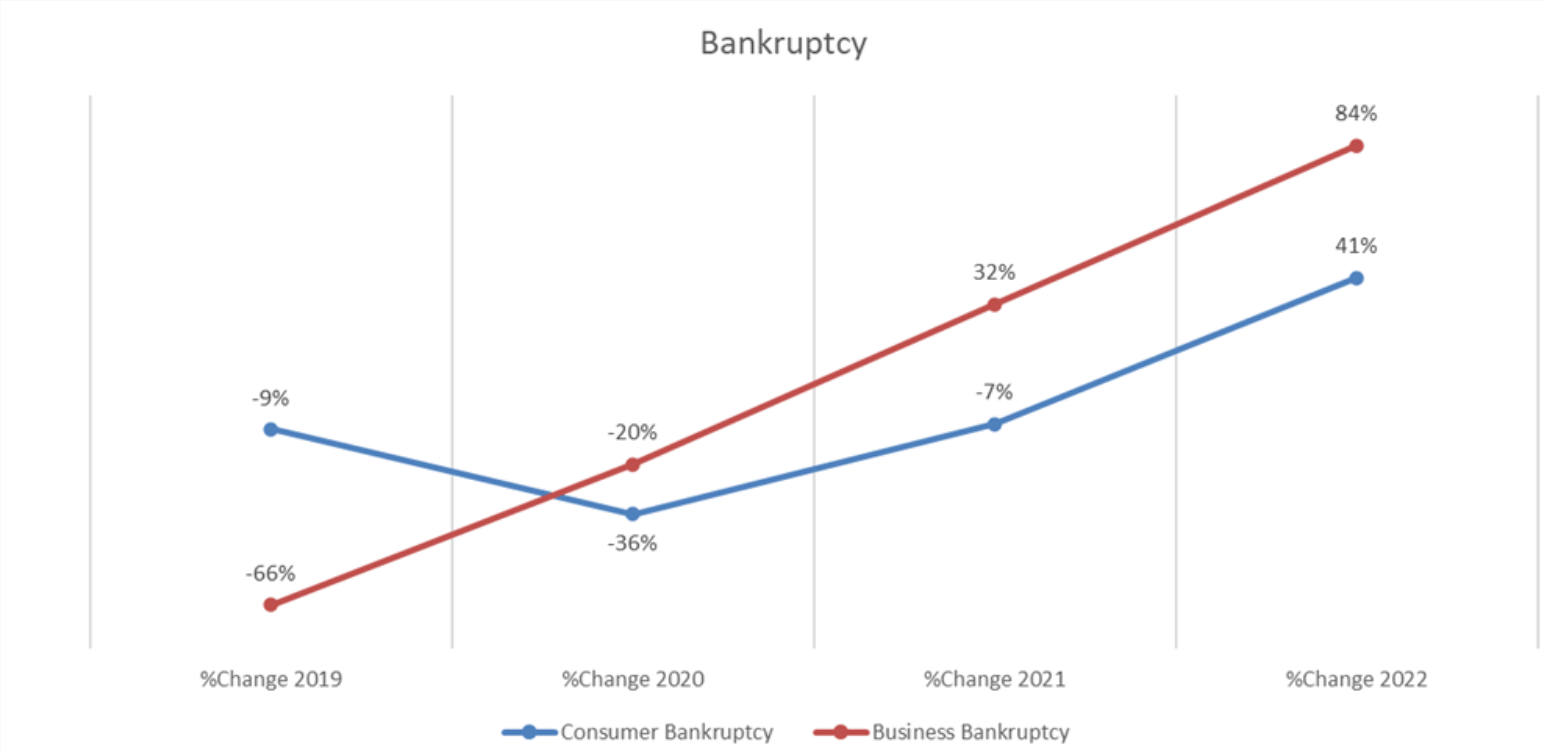 Graph of Year over Year Progress