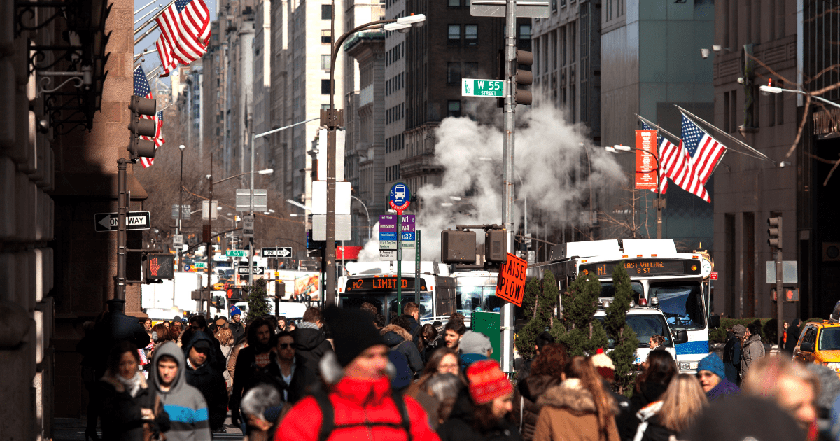 New York City Crowd