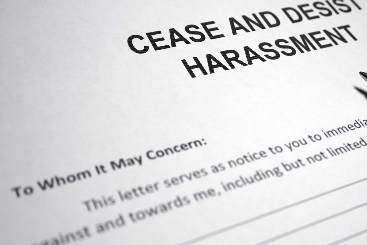 Cease and Desist Form
