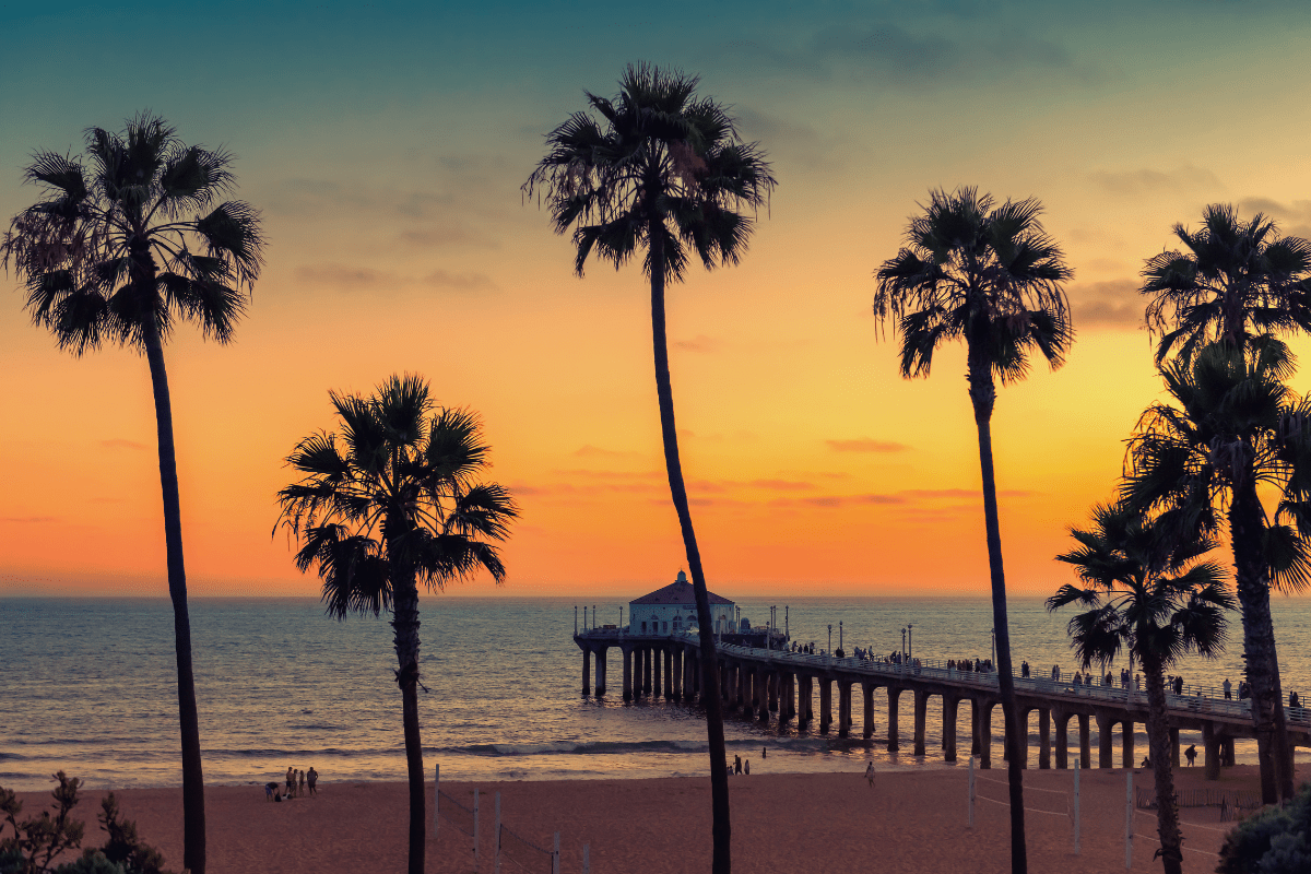 California Beach Sunset