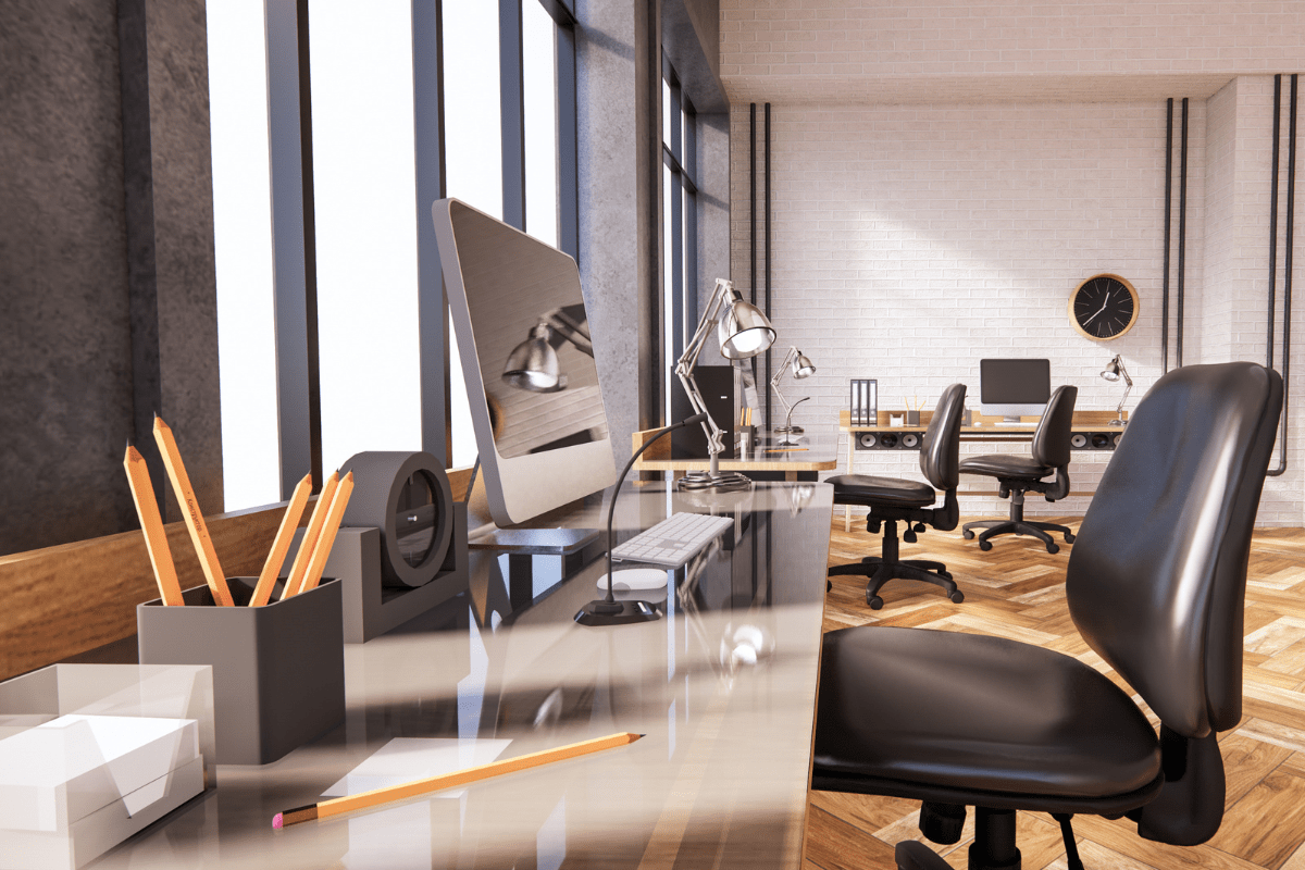 Empty Office Workspace