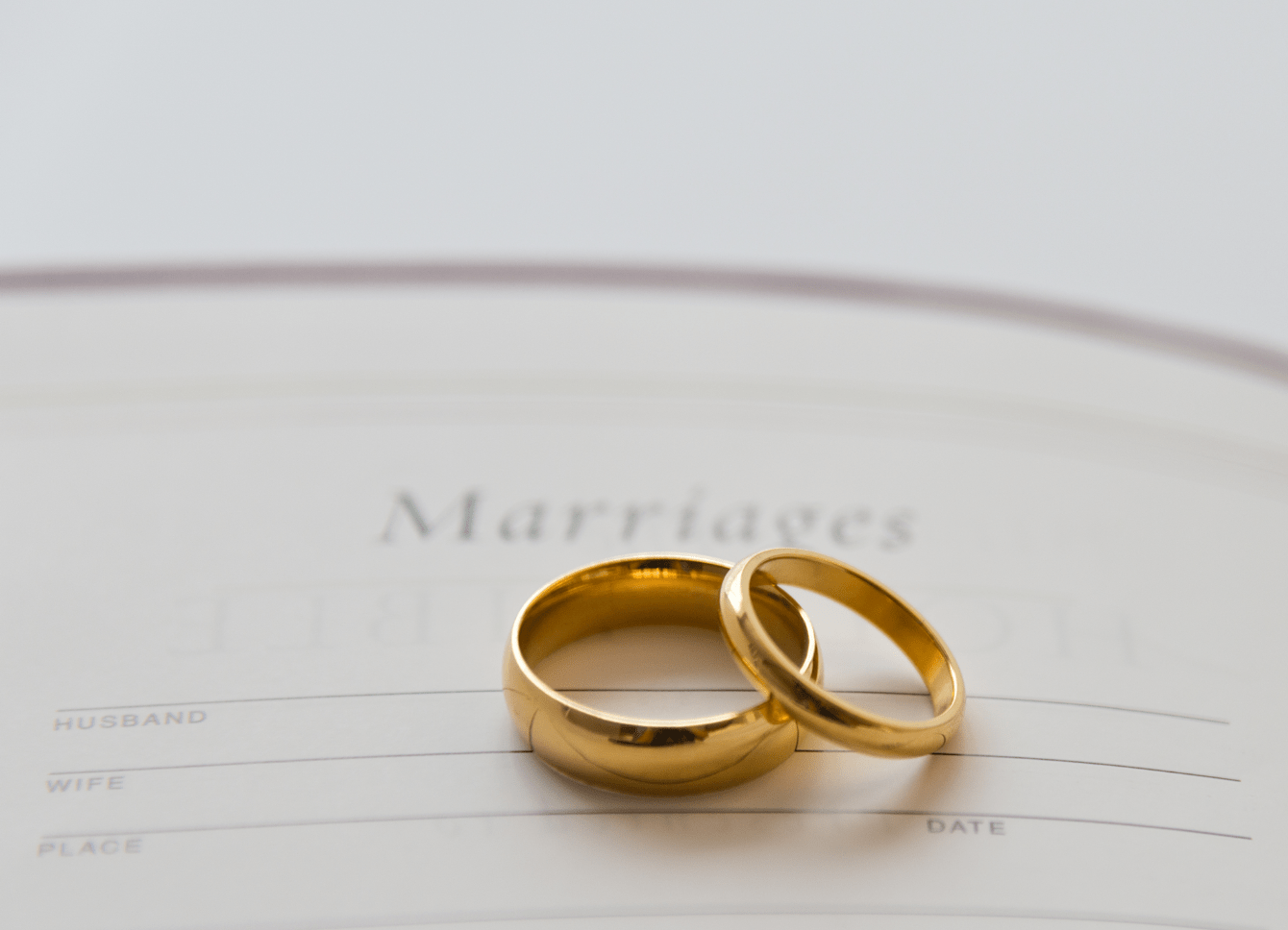 Two engagement rings.